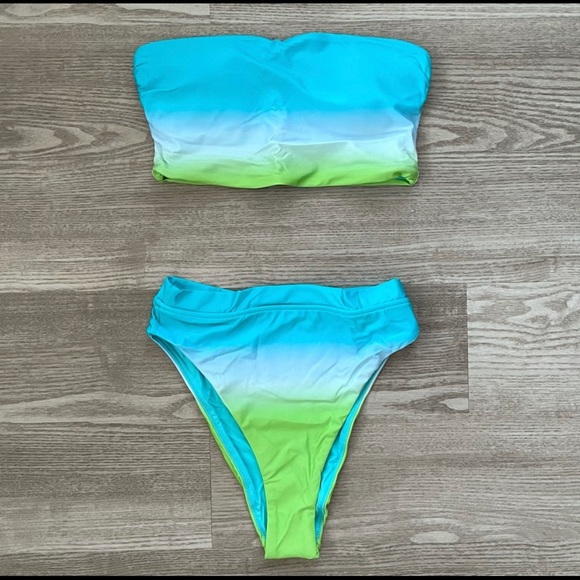 Victoria’s Secret 2 Piece Bikini Swimsuit High Leg - Picture 2 of 6